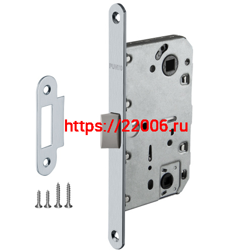 Защелка Punto (Пунто) врезная PL96WC-50/BL AL (алюминий) Защелка Punto (Пунто) врезная PL96WC-50/BL AL (алюминий)