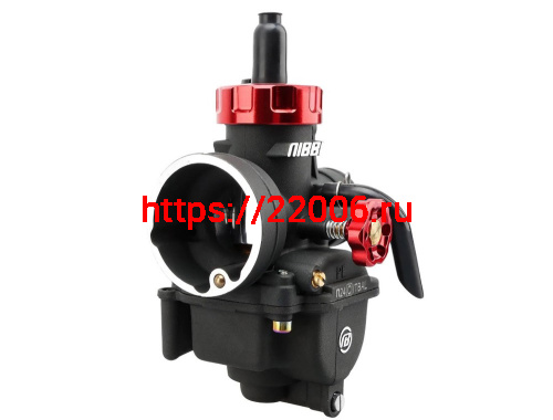 Карбюратор NIBBI Racing PE24 (YJ), реком.двиг. 50-125 см3 (вход/выход 24 и 46 мм) фото 3