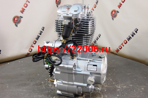 Двигатель 4т. 250 см3 172FMМ (-5)  ZONGSHEN (PR250) (баланс вал.) 5МКПП, кик+электростартер фото 4