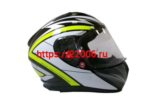 Шлем TVS RACING (Индия) STREET D/V BLACK YELLOW размер L, + пинлок в комплекте, очки фото 4 Шлем TVS RACING (Индия) STREET D/V BLACK YELLOW размер L, + пинлок в комплекте, очки фото 4