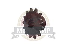 Звезда 13 зуб. (520) цепи, 15.875шаг, на вал d20мм, h28мм, шпонка 6мм, мотобуксировщик