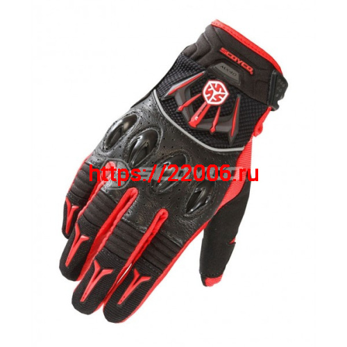 Перчатки Scoyco MX40  (ХL) красные