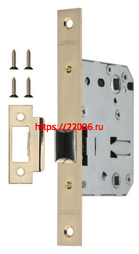 Защелка Fuaro (Фуаро) врезная METF72-50 (F72-50) GP латунь Защелка Fuaro (Фуаро) врезная METF72-50 (F72-50) GP латунь