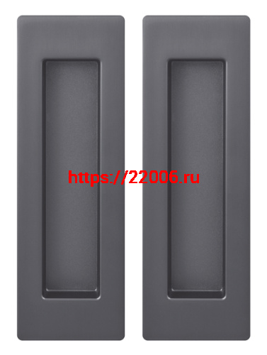 Ручка Armadillo (Армадилло) для раздвижных дверей SH.URB153.010 (SH010 URB) BPVD-77 вороненый никель Ручка Armadillo (Армадилло) для раздвижных дверей SH.URB153.010 (SH010 URB) BPVD-77 вороненый никель