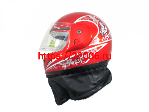Мотошлем YM-806 красный (XL) Мотошлем YM-806 красный (XL)