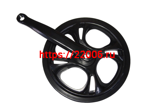 Шатуны 48Tх170мм, под квадрат, черная, защита фото 2