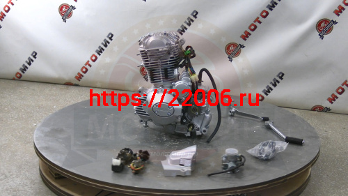 Двигатель 4т. 200 см3 165FML (CBB200) (с балансирным валом)1-N-2-3-4 (ZONGSHEN)