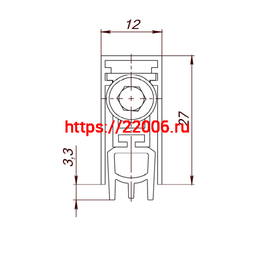 Автоматический Armadillo (Армадилло) порог EASY BLOCK U/1020 фото 3 Автоматический Armadillo (Армадилло) порог EASY BLOCK U/1020 фото 3