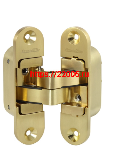 Петля Armadillo (Армадилло) скрытой установки U3D4200R SG правая (Architect 3D-ACH 40) мат. золото 40 кг