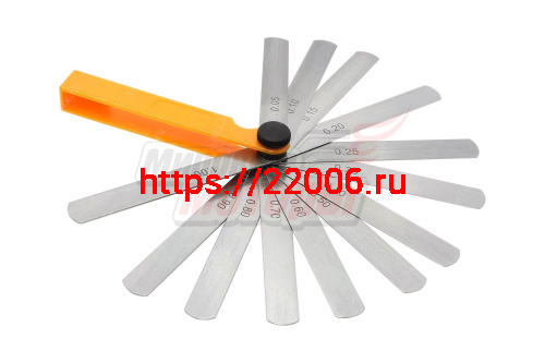 Набор щупов 13 пластин (0,05-1,0мм) АвтоДело 40397-АД Набор щупов 13 пластин (0,05-1,0мм) АвтоДело 40397-АД