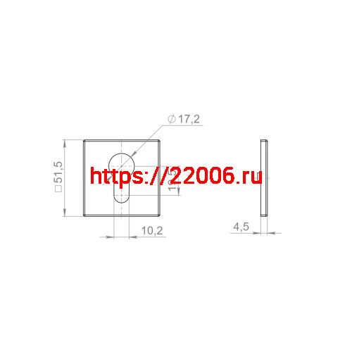 Накладка Armadillo (Армадилло) под цилиндр ET.K.YM BL-26 черный фото 4 Накладка Armadillo (Армадилло) под цилиндр ET.K.YM BL-26 черный фото 4
