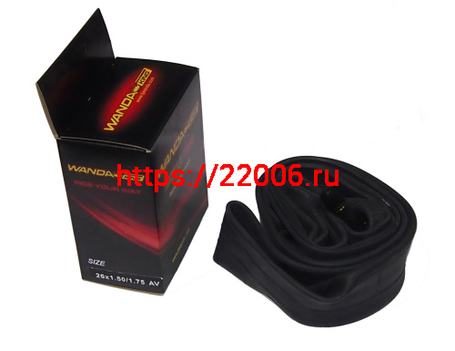 Велокамера 26" х 1.50/1.75 (TAR28BU) бутиловая (фирм. качество), цвет.короб., а/вентиль WANDA Велокамера 26" х 1.50/1.75 (TAR28BU) бутиловая (фирм. качество), цвет.короб., а/вентиль WANDA