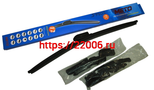 Щетка стеклоочистителя METO бескаркасная (12 адаптеров) 21"(525мм) WB-628T, КОРОБОЧКА Щетка стеклоочистителя METO бескаркасная (12 адаптеров) 21"(525мм) WB-628T, КОРОБОЧКА