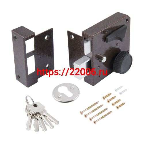 Замок Omega (Омега) накладной цилиндровый ЗН3А ПНЗ медь, 5 кл. фото 4 Замок Omega (Омега) накладной цилиндровый ЗН3А ПНЗ медь, 5 кл. фото 4