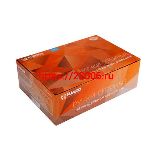 Ручка Fuaro (Фуаро) раздельная K.RL52.REDLINE (RED LINE RL) CP-8 хром фото 3