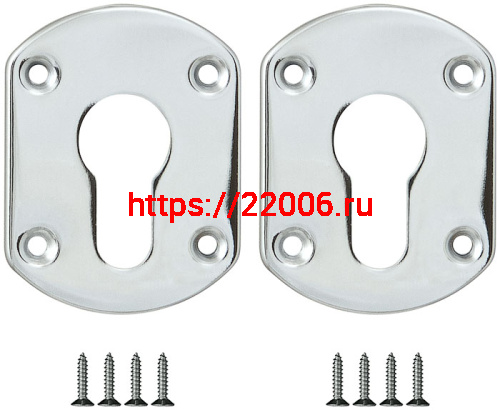 Накладка Fuaro (Фуаро) на цилиндр ESC.C+C/OV.set (ESC031) CP хром (2шт.) Накладка Fuaro (Фуаро) на цилиндр ESC.C+C/OV.set (ESC031) CP хром (2шт.)