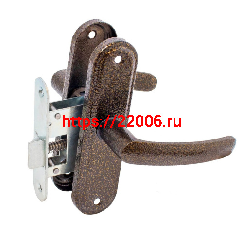 Защелка Absolyute (Абсолют) врезная ЗЩ1-45А (медь антик) Защелка Absolyute (Абсолют) врезная ЗЩ1-45А (медь антик)