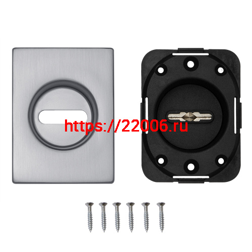 Накладка Fuaro (Фуаро) на сувальдный замок ESC.S-auto.RL/U/K.477 SSC-16 сатинрованный хром фото 3 Накладка Fuaro (Фуаро) на сувальдный замок ESC.S-auto.RL/U/K.477 SSC-16 сатинрованный хром фото 3