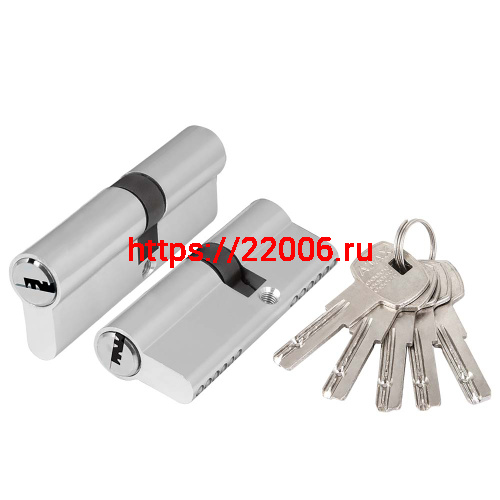 Цилиндровый Ajax (Аякс) механизм (AZ200/60) AZ2000Key60 (25+10+25) CP хром Цилиндровый Ajax (Аякс) механизм (AZ200/60) AZ2000Key60 (25+10+25) CP хром