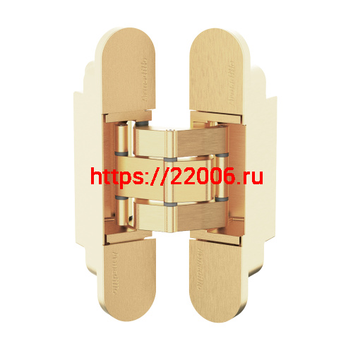 Петля Armadillo (Армадилло) скрытой установки U3D7800.VPG FSG флор. золото TECH