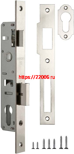 Корпус Fuaro (Фуаро) узкопрофильного замка с защелкой PROF153-20/85 (153-20/85) CP хром