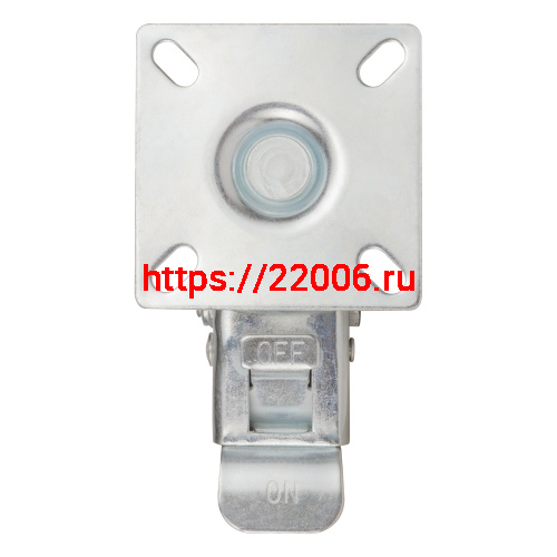 Опора Ajax (Аякс) колесная со стопором и площадкой WL/B-60R/50 kg (brake) резина фото 3 Опора Ajax (Аякс) колесная со стопором и площадкой WL/B-60R/50 kg (brake) резина фото 3