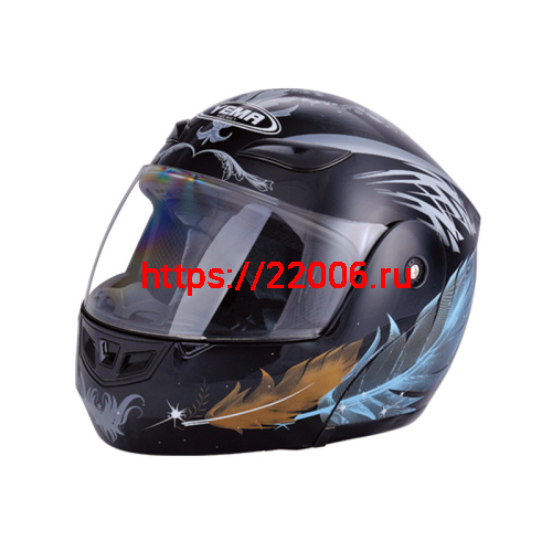 Мотошлем YM-920 перо (M)