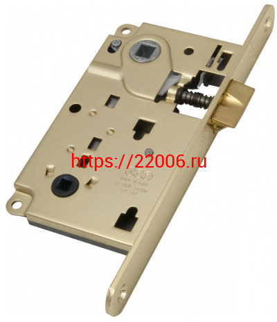 B01013.50.03 AGB (АГБ) Защелка врезная WC защёлка вверху (латунь) B01013.50.03 AGB (АГБ) Защелка врезная WC защёлка вверху (латунь)