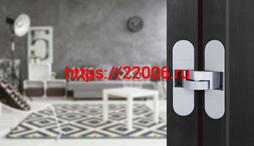 Петля Armadillo (Армадилло) скрытой установки без регулировки UNIVERSAL WA SC Матовый хром фото 2