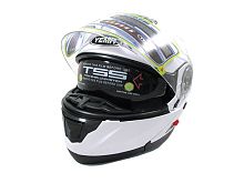 Мотошлем YM-926 белый (XL)