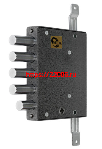 Замок Mettem (Меттэм) врезной сувальдный с задвижкой ЗВ8 152.1.0 с тягами (без лицевой планки), 5 кл. Замок Mettem (Меттэм) врезной сувальдный с задвижкой ЗВ8 152.1.0 с тягами (без лицевой планки), 5 кл.