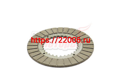Диск сцепления фрикционный для редуктора с автоматическим сцеплением 168FR-190FR (ферритовый) Диск сцепления фрикционный для редуктора с автоматическим сцеплением 168FR-190FR (ферритовый)