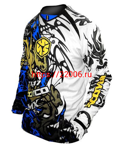 Футболка для мотокросса (Джерси) T117 синяя (XL) Scoyco Футболка для мотокросса (Джерси) T117 синяя (XL) Scoyco