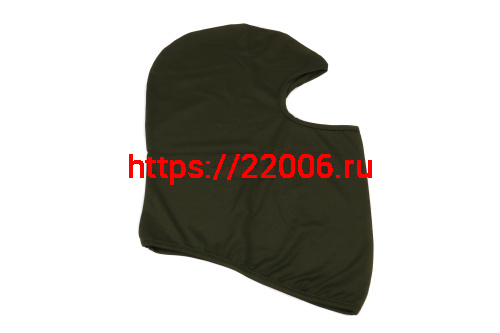 Подшлемник (балаклава) тёмно-зелёный MC-877 (1 широкий вырез для глаз) Подшлемник (балаклава) тёмно-зелёный MC-877 (1 широкий вырез для глаз)