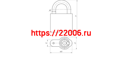 Замок Zenit (Зенит) навесной ВС26 фото 2 Замок Zenit (Зенит) навесной ВС26 фото 2
