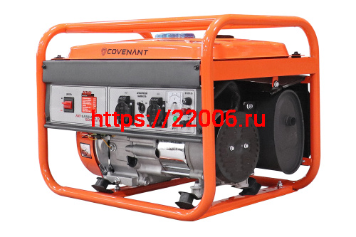 Генератор бенз. "COVENANT"  GG3600 (2,5/2,8кВт, LT168F, 6,5л.с., бак 15л, 39кг, руч.старт, МЕДЬ) фото 2