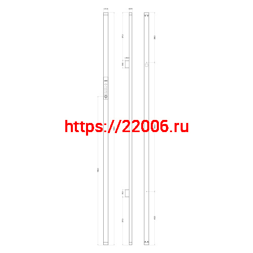 Электронный замок Sanyo D501 Tuya DM70 с WiFi, ручка скоба 1800 мм, черный фото 6 Электронный замок Sanyo D501 Tuya DM70 с WiFi, ручка скоба 1800 мм, черный фото 6