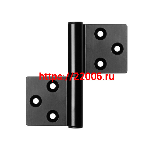 Петля Armadillo (Армадилло) универсальная флажковая FL.IN3800.UR BL черный фото 4 Петля Armadillo (Армадилло) универсальная флажковая FL.IN3800.UR BL черный фото 4