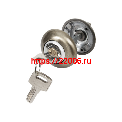 Ручка поворотная Ajax (Аякс) с фиксацией ключом BK6.FIX.JR AB-7 бронза Ручка поворотная Ajax (Аякс) с фиксацией ключом BK6.FIX.JR AB-7 бронза