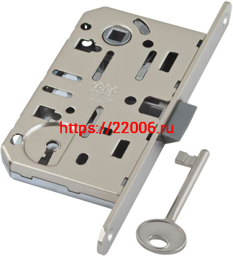 B01101.50.34 AGB (АГБ) Корпус врезного замка под ключ (матовый хром) MEDIANA EVOLUTION B01101.50.34 AGB (АГБ) Корпус врезного замка под ключ (матовый хром) MEDIANA EVOLUTION