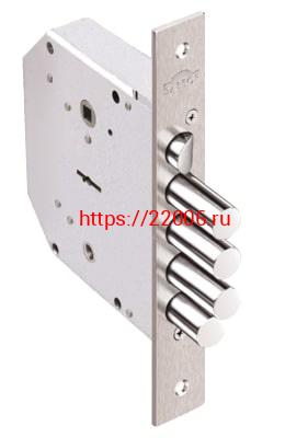 Замок Elbor (Эльбор) врезной сувальдный с задвижкой и защёлкой Гранит 1.06.40 (левый), 5 кл. /00445/ Замок Elbor (Эльбор) врезной сувальдный с задвижкой и защёлкой Гранит 1.06.40 (левый), 5 кл. /00445/