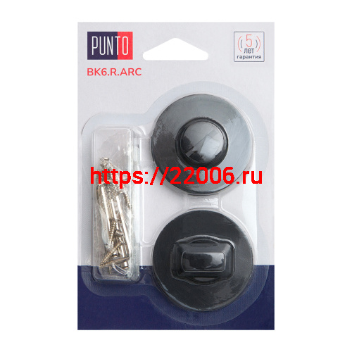 Ручка Punto (Пунто) поворотная BK6.R.ARC.R52 (BK6 ARC) BL-24 черный фото 2 Ручка Punto (Пунто) поворотная BK6.R.ARC.R52 (BK6 ARC) BL-24 черный фото 2