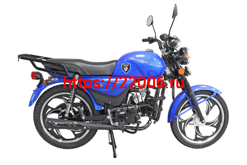 Мопед KT50 Alpha "Пегас" РЕСТАЙЛИНГ (Тюнинг) компл: ЭКОНОМ СИНИЙ