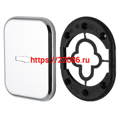 Декоративная Armadillo (Армадилло) Квадратная накладка на сувальдный замок PS-DEC SQ (ATC Protector 1) CP-8 Хром фото 4 Декоративная Armadillo (Армадилло) Квадратная накладка на сувальдный замок PS-DEC SQ (ATC Protector 1) CP-8 Хром фото 4