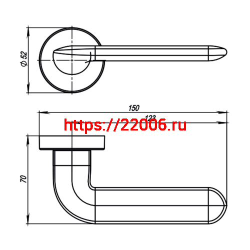 Ручка Armadillo (Армадилло) раздельная R.URB52.EXCALIBUR SG мат.золото фото 4 Ручка Armadillo (Армадилло) раздельная R.URB52.EXCALIBUR SG мат.золото фото 4