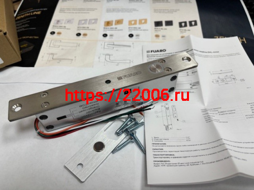 Врезной Fuaro (Фуаро) соленоидный электромеханический замок-защёлка EML-500A Врезной Fuaro (Фуаро) соленоидный электромеханический замок-защёлка EML-500A