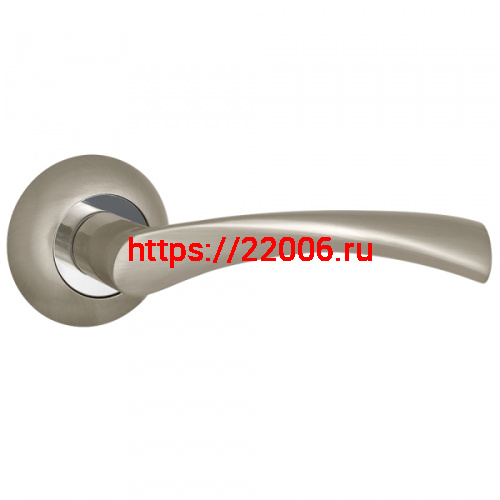 Ручка Punto (Пунто) раздельная CRONA TL/HD SN/CP-3 матовый никель/хром фото 3 Ручка Punto (Пунто) раздельная CRONA TL/HD SN/CP-3 матовый никель/хром фото 3