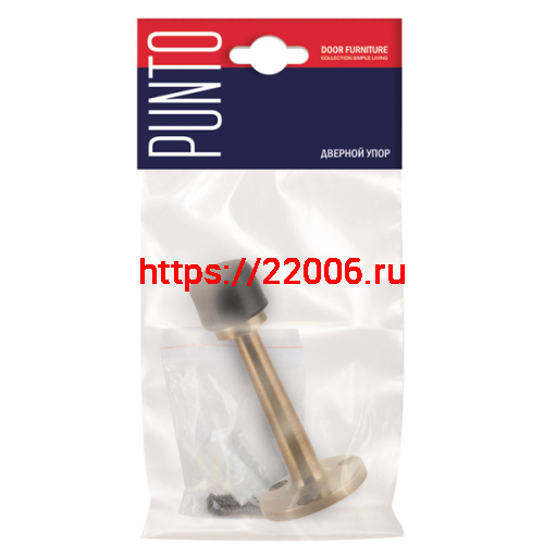 Упор Punto (Пунто) дверной настенный DFIX/W80 (DS PW-80) CP-8 хром фото 2