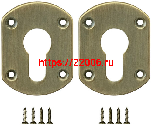 Декоративная Fuaro (Фуаро) накладка ESC031-AB-7 (МАТОВАЯ БРОНЗА) на цилиндр (2 шт) Декоративная Fuaro (Фуаро) накладка ESC031-AB-7 (МАТОВАЯ БРОНЗА) на цилиндр (2 шт)