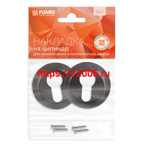 Накладка Fuaro (Фуаро) под цилиндр ET.R.RM54 (ET RM) BL-24 черный фото 2 Накладка Fuaro (Фуаро) под цилиндр ET.R.RM54 (ET RM) BL-24 черный фото 2